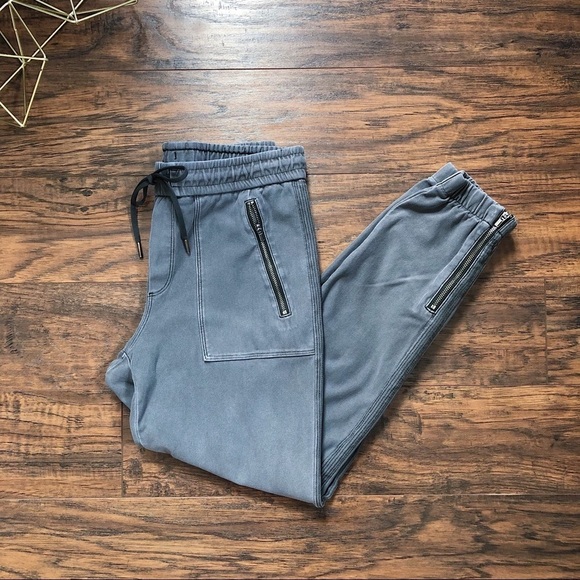 Athleta • Farallon jogger pant Cyprus green grey zipper cuff drawstring waist - Picture 2 of 13